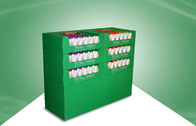 Esposizione verde del pallet del cartone per i prodotti di Skincare con 6 vassoi