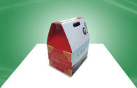 Contenitore d'imballaggio ondulato su ordinazione di cartone della scatola di carta con la maniglia dell'ascensore per alimento/regalo