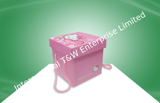 comprare Contenitore di regalo rosa decorativo della carta di Hellokitty con la maniglia per gli spuntini d'imballaggio online manufacture
