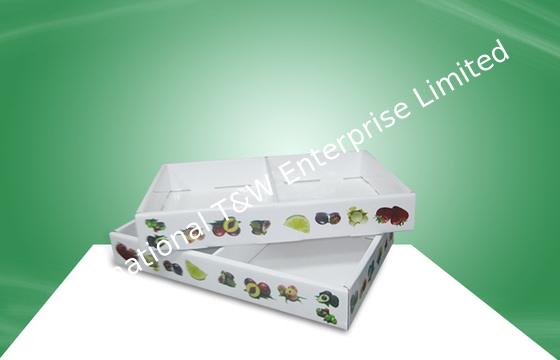 comprare Esposizione di stampa luminosa del controsoffitto dei vassoi della frutta PDQ di Costom con due colonne online manufacture