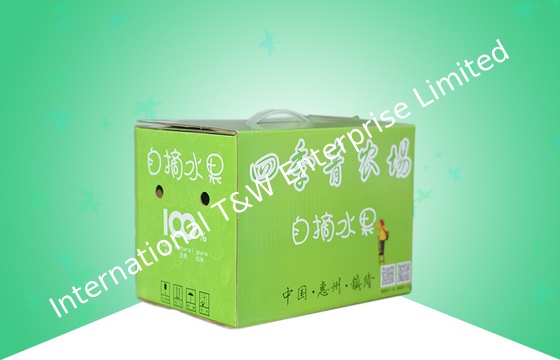 comprare Contenitori d'imballaggio di carta ambientale riciclabile, contenitore di carta ondulato di frutta portatile online manufacture