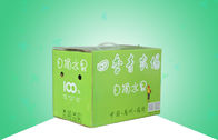 Contenitori d'imballaggio di carta ambientale riciclabile, contenitore di carta ondulato di frutta portatile