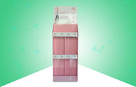 Banchi di mostra del cartone del punto di vendita di rosa del ODM dell'OEM con progettazione resistente