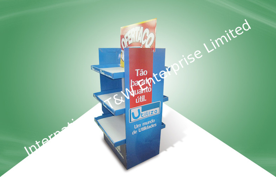comprare Scaffali di esposizione del cartone dello scaffale del regalo tre per i prodotti domestici, manifestazione laterale due online manufacture