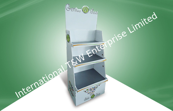 comprare Esposizioni a tre livelli su misura del cartone ondulato utilizzate nei prodotti di cura di bellezza online manufacture