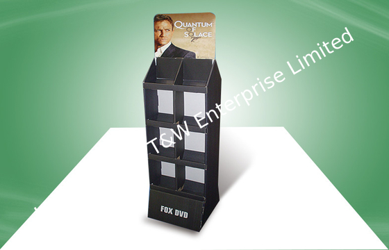 comprare Visualizzatori pieghevoli di isolato del cartone della fiera commerciale per il DVD & i libri del CD online manufacture
