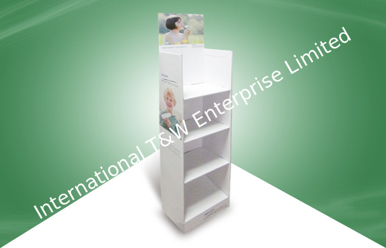 comprare Stampa offset dei visualizzatori di isolato del cartone dello scaffale di bianco quattro online manufacture