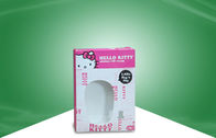 Contenitore d'imballaggio di carta di cartone delle scatole di colore pieno con la finestra per il topo di Hello Kitty