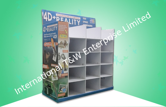 comprare Spazio dell'esposizione del pallet del cartone di Wal-Mart 1/2 di 15 cellule grande con un materiale da otturazione pre- di 5 scaffali online manufacture
