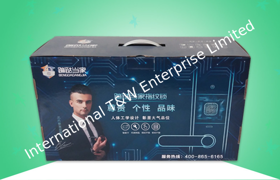 comprare Lana bianca d'imballaggio brillante Insertor della perla dei contenitori di carta ondulata per la serratura d'imballaggio dell'impronta digitale online manufacture