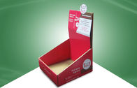 OEM rosso delle scatole di presentazione del contatore del cartone dei prodotti di bellezza di Skincare