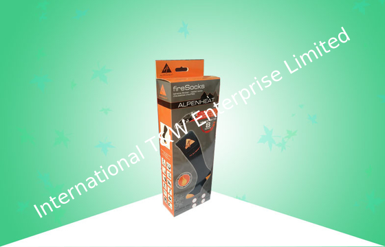 comprare progettazione concisa costante d'imballaggio dei contenitori di carta patinata 400gsm per i calzini d'imballaggio del fuoco online manufacture