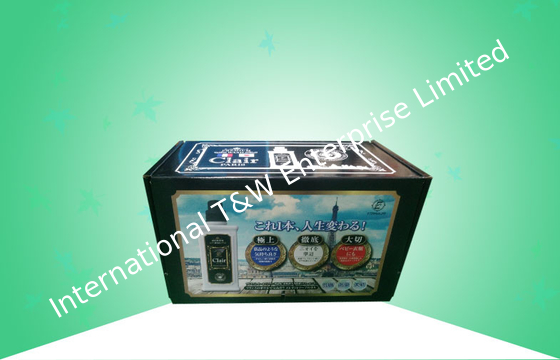 comprare Le scatole ondulate stampate abitudine durevole, Wine scatola di carta con la laminazione lucida online manufacture