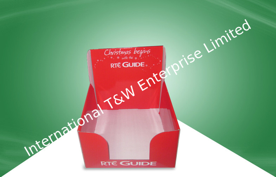 comprare Il controsoffitto rosso del cartone del regalo di Natale visualizza riciclabile con stampa offset di CMKY online manufacture