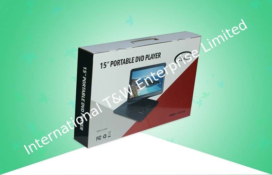comprare L'abitudine ondulata ha stampato il lettore DVD del pacchetto delle scatole di carta con la laminazione lucida online manufacture