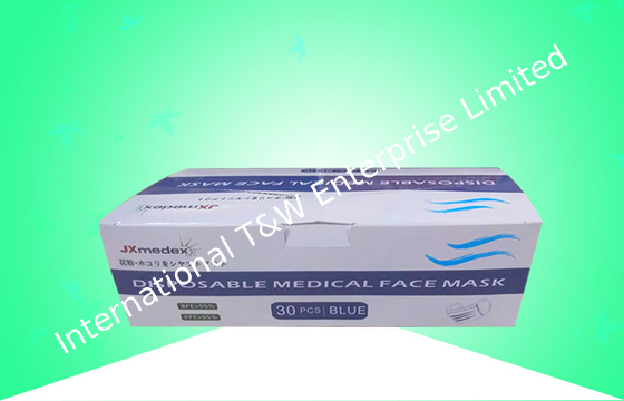 comprare Regalo amichevole della scatola di cartone di Eco che imballa per la maschera facciale medica di Dispasable online manufacture