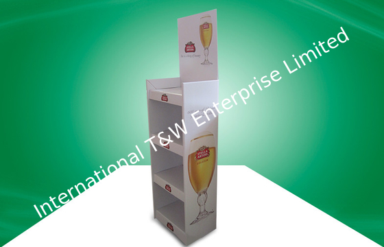comprare Quattro esposizioni resistenti del cartone di posizione dello scaffale per birra, Limination lucido online manufacture