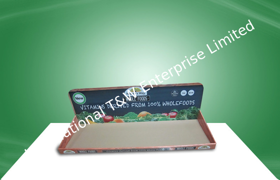 comprare Occhio di legno che prende l'esposizione del vassoio di PDQ, vassoi dell'esposizione del cartone che promuovono gli alimenti online manufacture