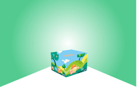 Peluche Toy Paper Card Boxes/scatole dei colori con rivestimento lucido