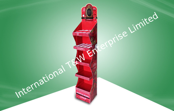 comprare Scaffale dell'esposizione cinque del cartone di isolato di Cosmatics per promuovere online manufacture
