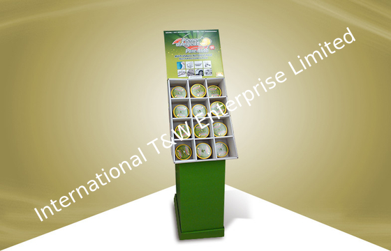 Un buon prezzo. Esposizione verde del cartone di schiocco, esposizioni della scaffalatura del cartone per la bevanda rinfrescante di Househeld in linea