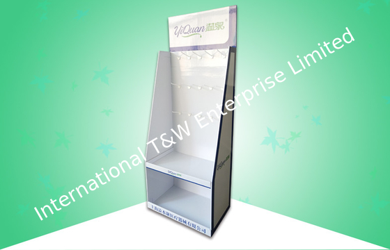 Un buon prezzo. Banchi di mostra di posizione di OEM/ODM, esposizioni di pavimento del cartone ondulato con i ganci/scaffali in linea