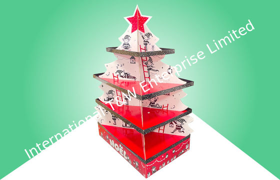 Display di pallet per alberi di Natale personalizzati per negozi al dettaglio