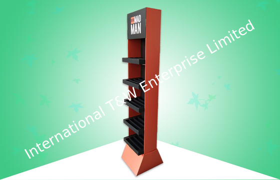 Un buon prezzo. Il cartone vistoso stabile di posizione visualizza 5 scaffali per la promozione degli oggetti differenti in linea