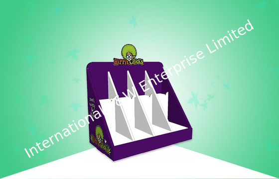 Un buon prezzo. Esposizioni a due stadi del controsoffitto del cartone dell'alimento dei pulcini, esposizioni al minuto del ripiano del tavolo con 8 cellule in linea