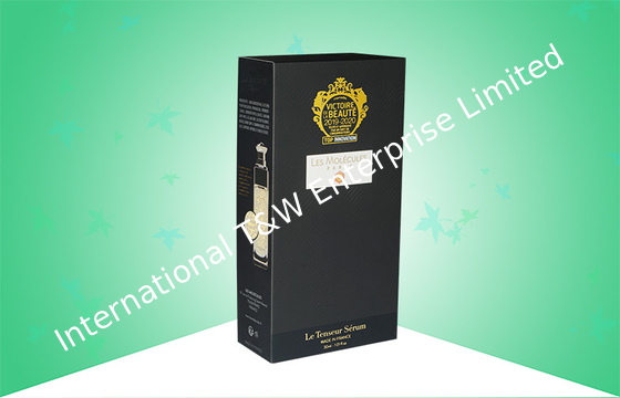 Un buon prezzo. Contenitore di carta rigido del regalo dei cosmetici di senso del velluto che imballa con l'oro caldo del bollo/goffratura d'argento in linea