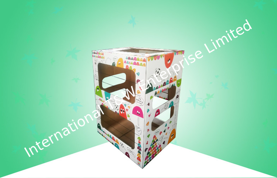 Un buon prezzo. Visualizzatori dei recipienti dello scarico del cartone dello strumento del bambino, rivestimento di Matt della scatola di presentazione del cartone in linea