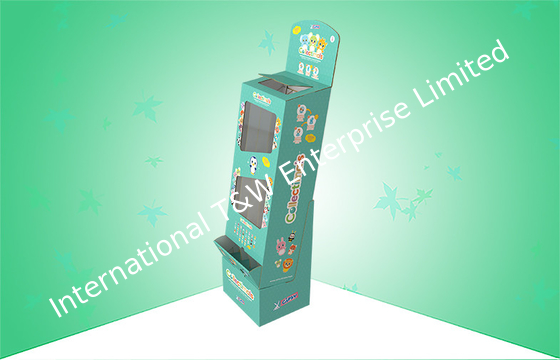 Un buon prezzo. Banchi di mostra del cartone di POP della tasca cadere 4 colonne a promuovere i giocattoli di sorpresa in linea