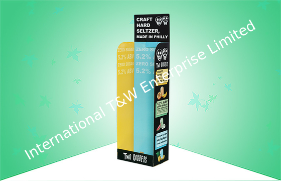 Un buon prezzo. Montaggio facile ad alta resistenza dei banchi di mostra del cartone posizione delle bevande/della birra in linea