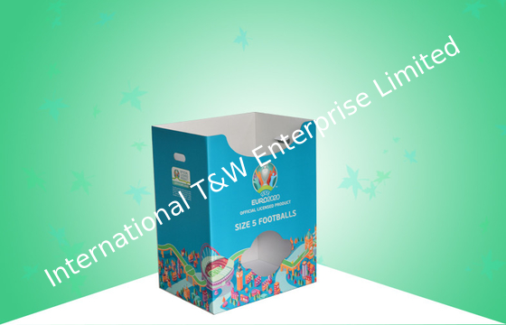 Un buon prezzo. Amichevole eco- doppio al minuto dei visualizzatori del recipiente dello scarico del cartone con rivestimento di Matt in linea