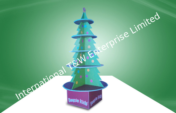 Un buon prezzo. Banco di mostra riciclato di progettazione dell'albero di Natale delle esposizioni del cartone di posizione per gli elementi del bambino in linea