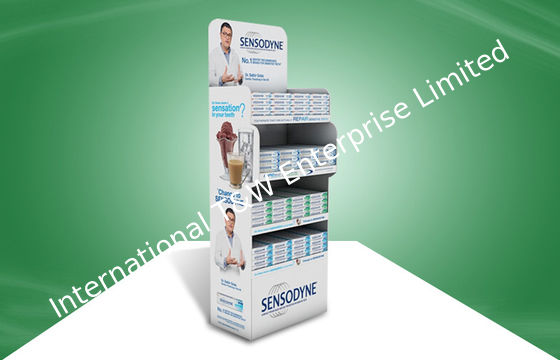 Un buon prezzo. Materiale/stampa ecologici dell'esposizione del cartone di POP di quattro scaffali in linea