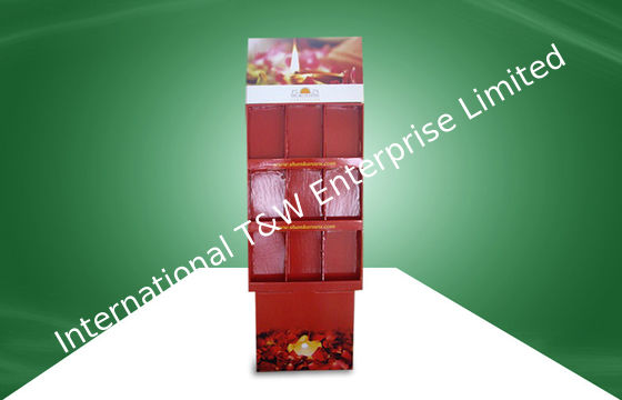 Un buon prezzo. Pavimento del cartone dell'esposizione del cartone di POP delle cellule del bene durevole 9 che sta stampa ecologica in linea