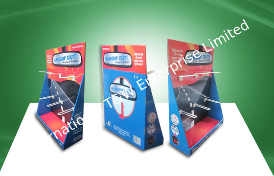 Un buon prezzo. Esposizione promozionale su ordinazione del controsoffitto del cartone di Comodity con il gancio di plastica che appende bevanda rinfrescante speciale in linea