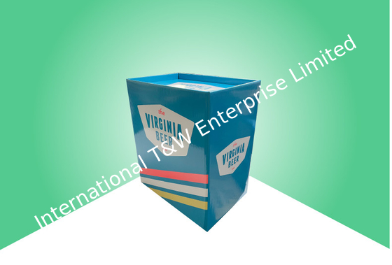 Un buon prezzo. Esposizione su ordinazione del recipiente dello scarico del cartone per la promozione dell'impilatore della cassa della birra in linea